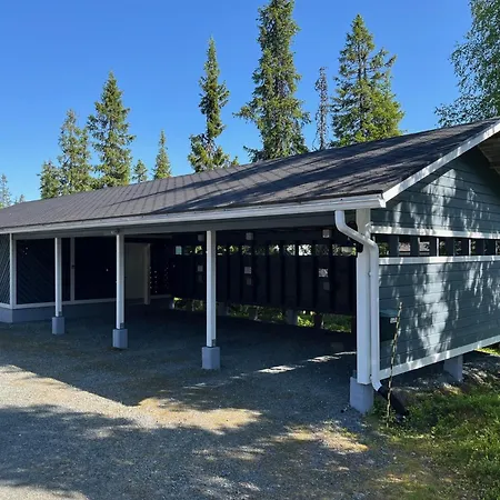 Ruka Snow&Sun1 - Near Slopes And Ski Trails, Sauna, Fireplace, Carport, Ac, Wifi, Ski Maintenance Room, Skibus