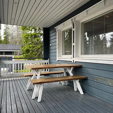 Ruka Snow&Sun1 - Near Slopes And Ski Trails, Sauna, Fireplace, Carport, Ac, Wifi, Ski Maintenance Room, Skibus