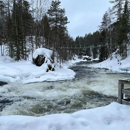 Apartament Ruka Snow&Sun1 - Near Slopes And Ski Trails, Sauna, Fireplace, Carport, Ac, Wifi, Ski Maintenance Room, Skibus